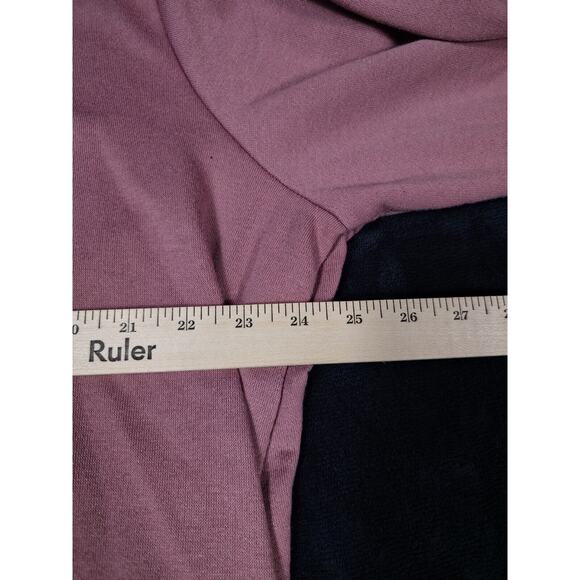 LOFT Plus 20/22 Sweatshirt Women's Pink Knot Embellishments - Picture 4 of 6